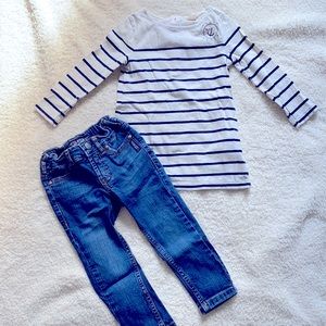 Roxy and Silver Jeans set